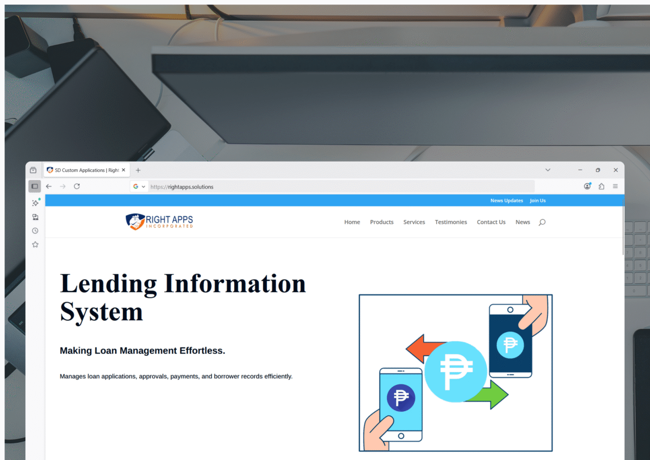 Lending Operating System OTS Lending Information System | Right Apps Incorporated